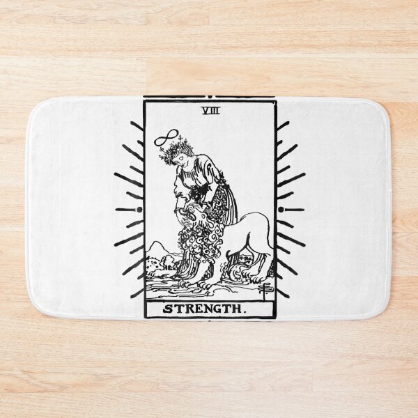 Item preview, VINTAGE TAROT CARD, STRENGTH CARD, OCCULT, TAROT designed and sold by Olivernaessens.
