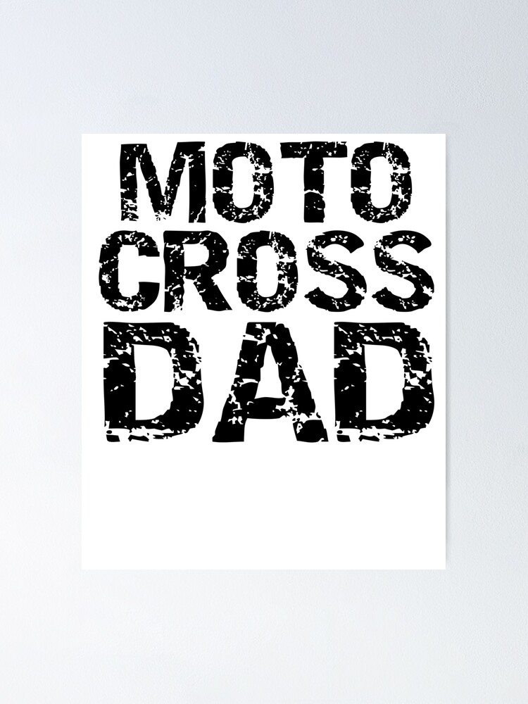 Imagen 1 de 3, Póster con la obra Motocross Dad Father's Day Gift, diseñada y vendida por TNDesignStudio.