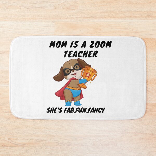 Item preview, Funny Mom is a Zoom Teacher Online Homeschool Gear| Zoom Teacher Online Gear| Dog Mom Quarantine Succs Online Teacher Gear designed and sold by GmolahUnlimited.