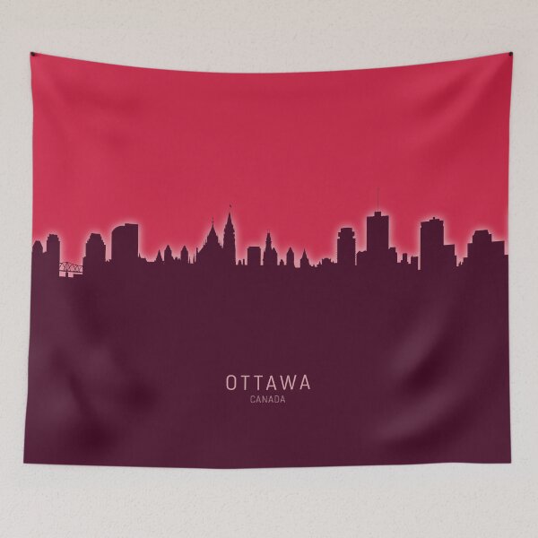Item preview, Ottawa Canada Skyline designed and sold by ArtPrints.
