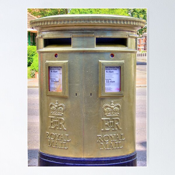 Item preview, Gold Postbox designed and sold by Colin  Williams Photography.