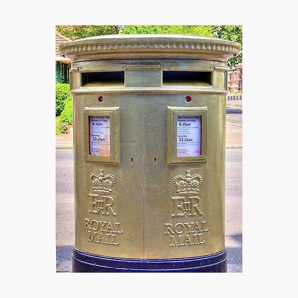 Item preview, Gold Postbox designed and sold by Colin  Williams Photography.