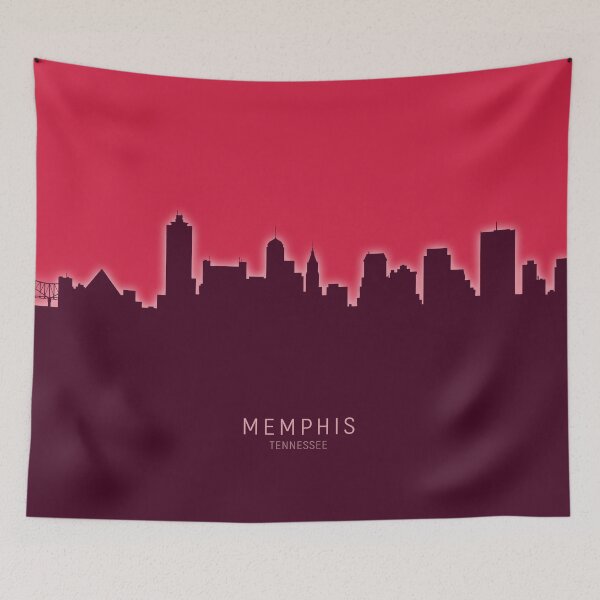 Item preview, Memphis Tennessee Skyline designed and sold by ArtPrints.