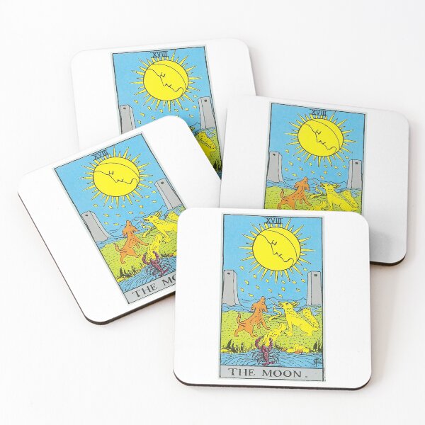 Item preview, Vintage The Moon Tarot Card Goth Halloween XVIII Gift designed and sold by Olivernaessens.