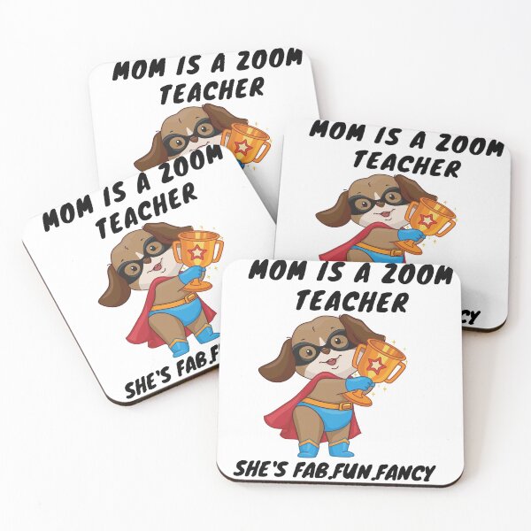 Item preview, Funny Mom is a Zoom Teacher Online Homeschool Gear| Zoom Teacher Online Gear| Dog Mom Quarantine Succs Online Teacher Gear designed and sold by GmolahUnlimited.