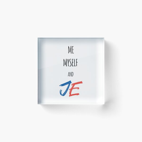 Item preview, ME MYSELF AND I , with a French touch designed and sold by DinoSpirit.