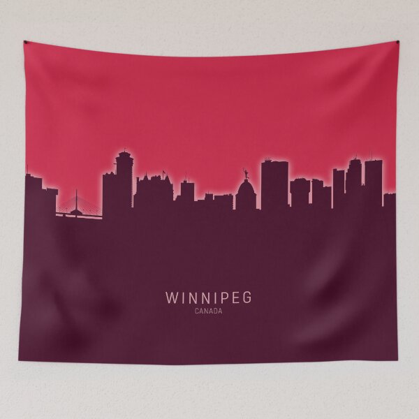 Item preview, Winnipeg Canada Skyline designed and sold by ArtPrints.