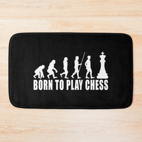 Item preview, Born To Play Chess - Evolution Chess designed and sold by SmartStyle.