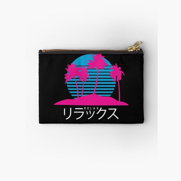 Item preview, Vaporwave Aesthetic Retro Sunset Nostalgia 80s 90s Relax Japanese Text Fashion  designed and sold by Bragamontes.