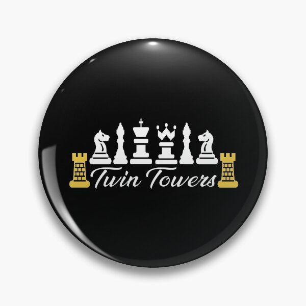 Item preview, Twin Towers - Funny Chess designed and sold by SmartStyle.
