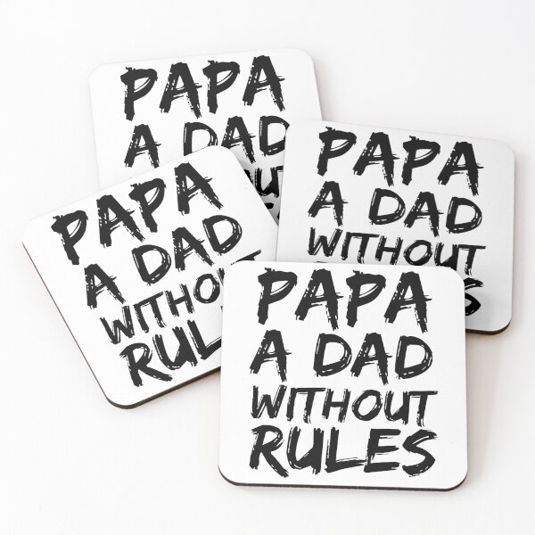 Aperçu de l'œuvre Papa a Dad without Rules Father's Day Gift créée et vendue par TNDesignStudio.