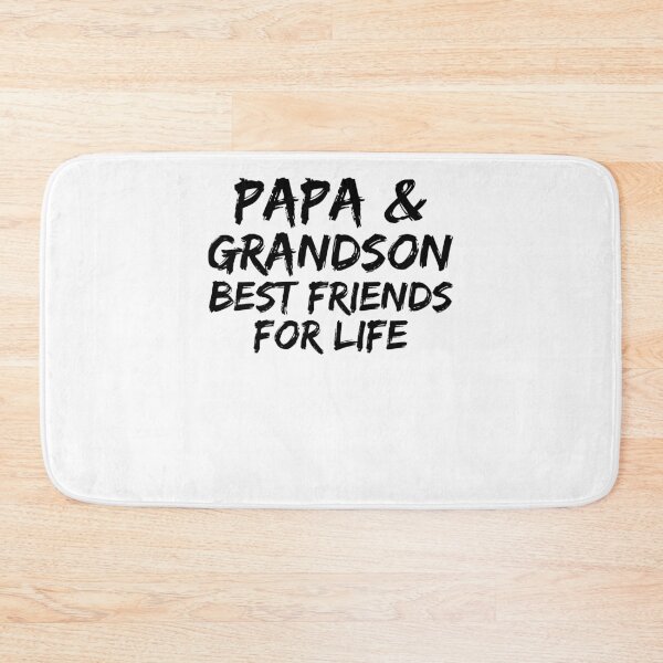 Aperçu de l'œuvre Papa and Grandson Best Friends for Life. Father's Day Gift créée et vendue par TNDesignStudio.