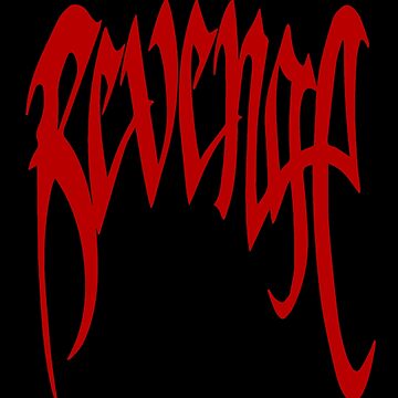 Revenge Logo Poster for Sale by LiorArts Redbubble