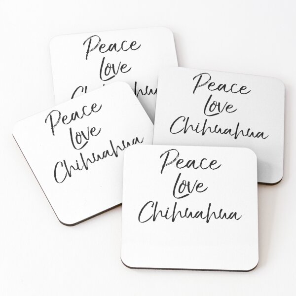 Artikelvorschau, Peace Love Chihuahua Father's Day Gift entworfen und verkauft von TNDesignStudio.