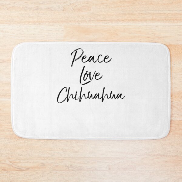 Aperçu de l'œuvre Peace Love Chihuahua Father's Day Gift créée et vendue par TNDesignStudio.