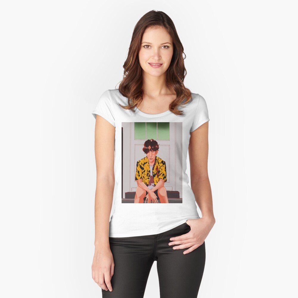 Artikel-Vorschau von Tailliertes Rundhals-Shirt, designt und verkauft von Sleepybunni.