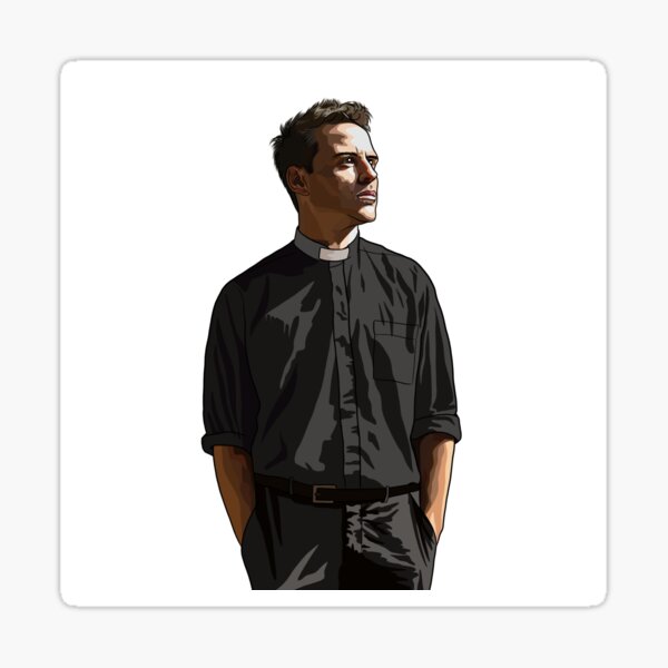 Vista previa del artículo con la obra «Sacerdote caliente - Fleabag - Andrew Scott», diseñado y vendido por Sinead Ashcroft.