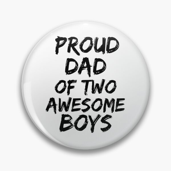 Item preview, Proud Dad of Two Awesome Boys Father's Day Gift designed and sold by TNDesignStudio.