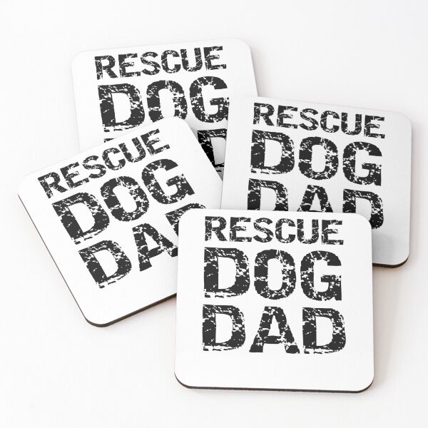 Artikelvorschau, Rescue Dog Dad Father's Day Gift entworfen und verkauft von TNDesignStudio.