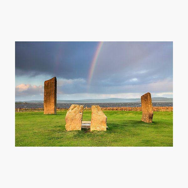 Item preview, Rainbow at Stones of Stenness  designed and sold by bitm2007.