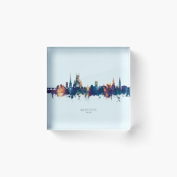 Item preview, Worcester England Skyline designed and sold by ArtPrints.