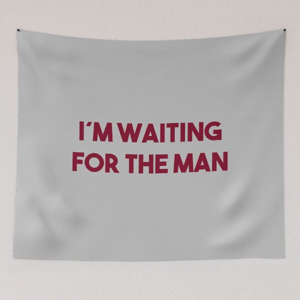 Item preview, I´m Waiting For The Man, burgundy designed and sold by perezzzoso.