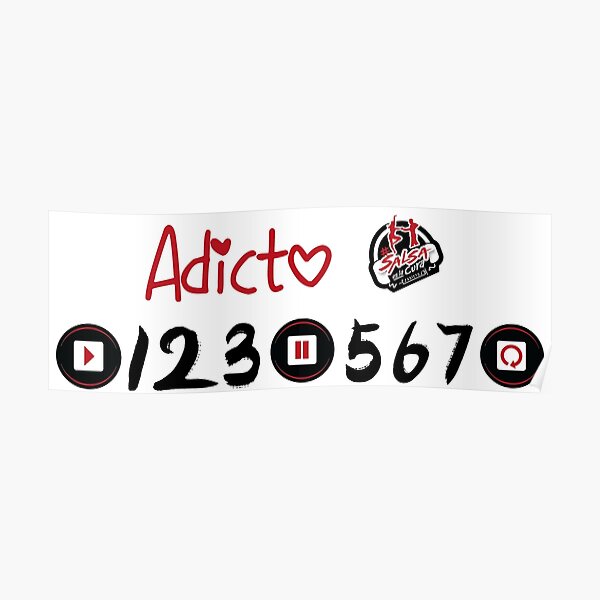 Adicto Salsa mando Poster