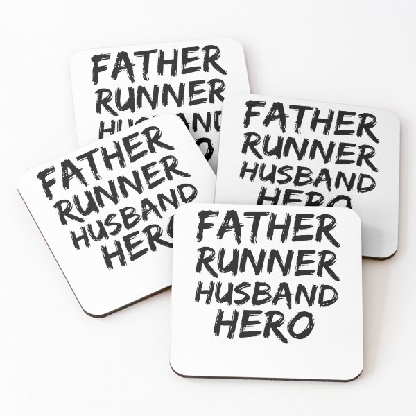 Item preview, Running Quote Father Runner Husband Hero Father's Day Gift designed and sold by TNDesignStudio.