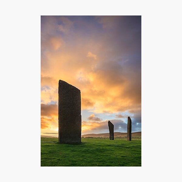 Item preview, Sunrise at Stones of Stenness designed and sold by bitm2007.