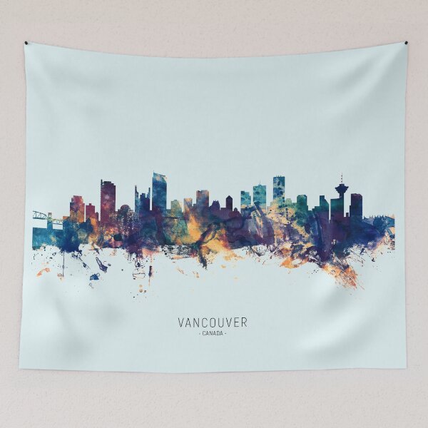 Artikelvorschau, Vancouver Canada Skyline entworfen und verkauft von ArtPrints.