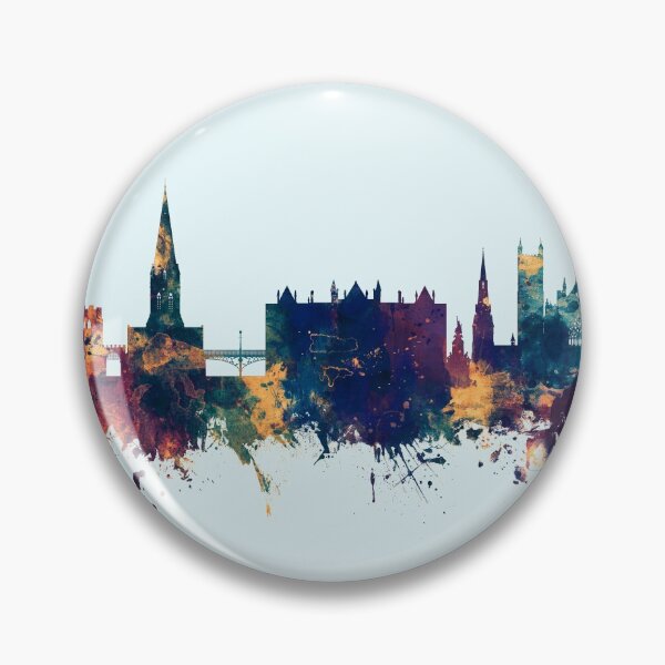 Item preview, Exeter England Skyline designed and sold by ArtPrints.