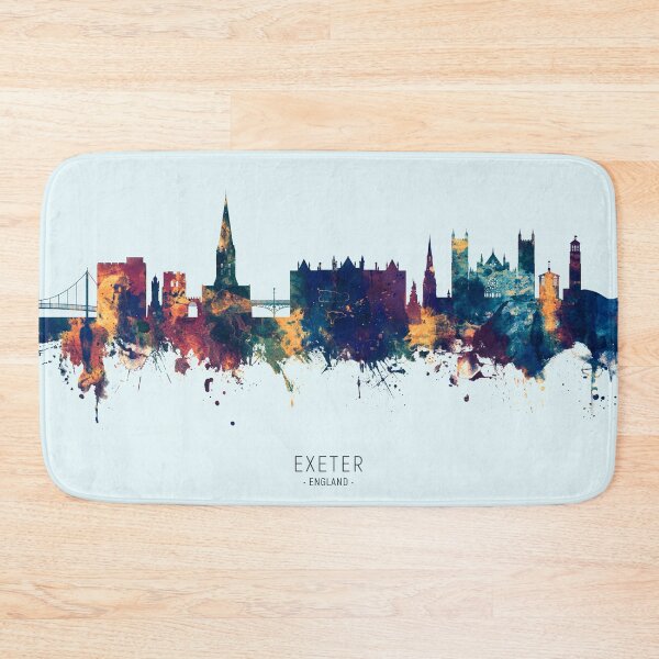 Item preview, Exeter England Skyline designed and sold by ArtPrints.