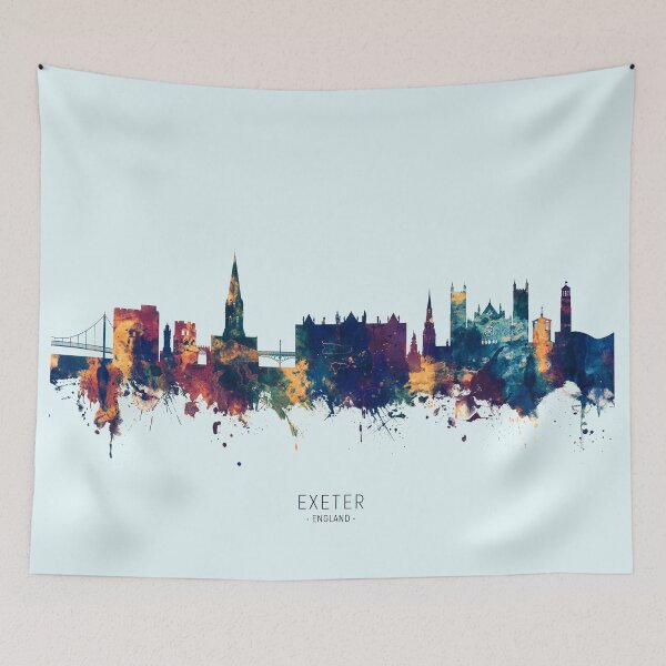 Item preview, Exeter England Skyline designed and sold by ArtPrints.