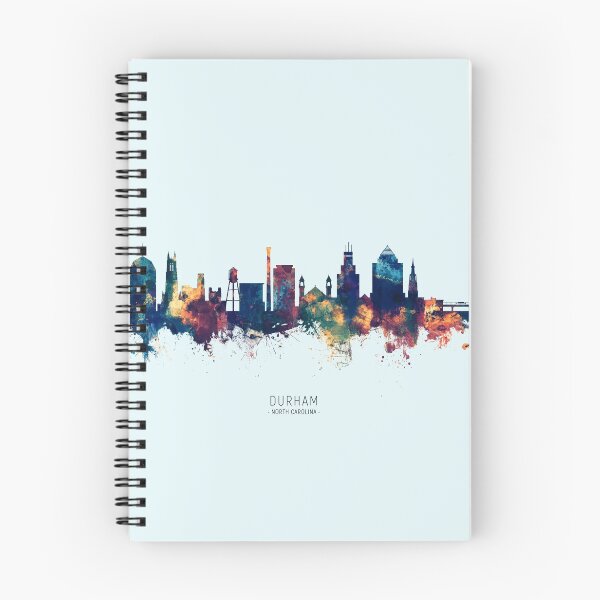 Artikelvorschau, Durham North Carolina Skyline entworfen und verkauft von ArtPrints.