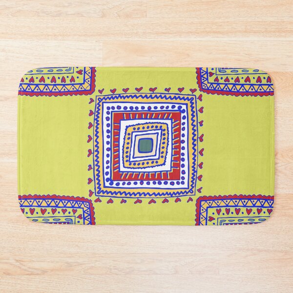 Item preview, Colorful Indian festival drawing array pattern bandana neck gator designed and sold by DukeDoctor.