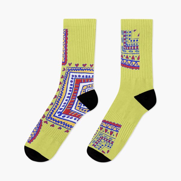 Item preview, Colorful Indian festival drawing array pattern bandana neck gator designed and sold by DukeDoctor.