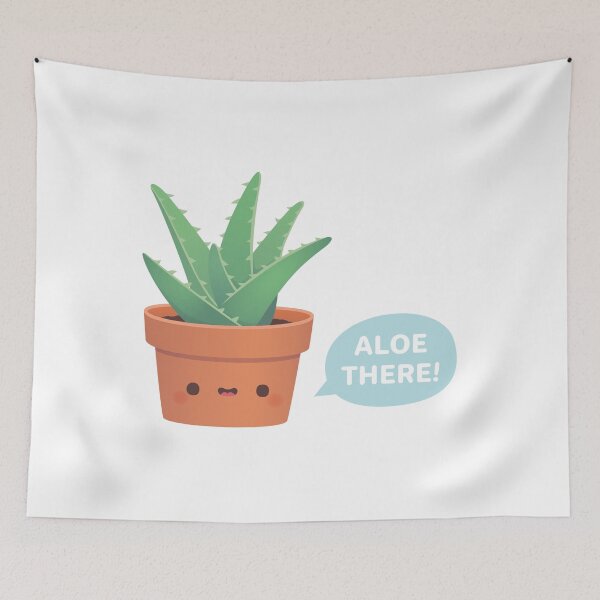 Item preview, Cute Aloe Vera, Aloe There Pun designed and sold by rustydoodle.