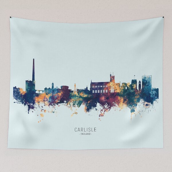 Artikelvorschau, Carlisle England Skyline entworfen und verkauft von ArtPrints.