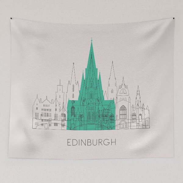 Item preview, Edinburgh Landmarks Poster designed and sold by A Deniz Akerman.