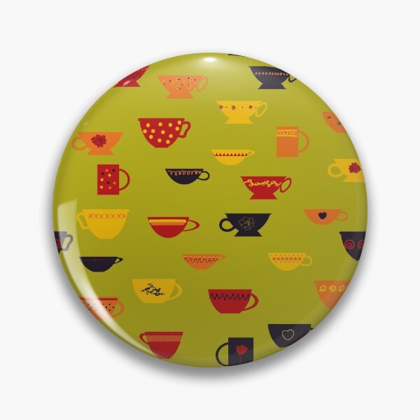Item preview, colorful teacups designed and sold by rysunki-malunki.