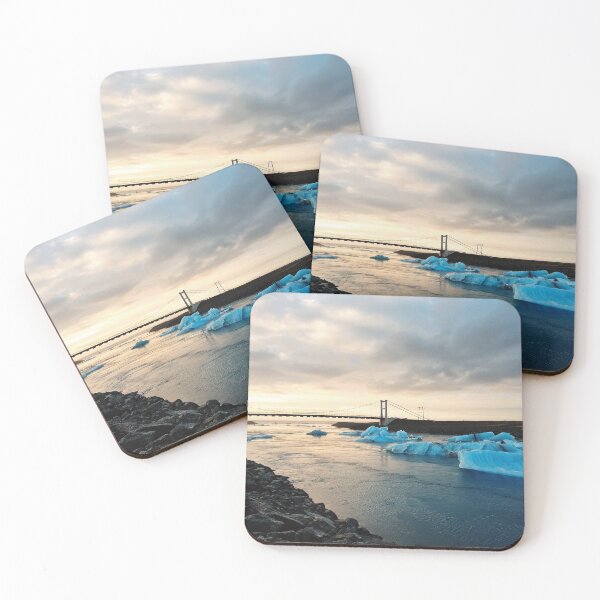 Item preview, Crack of dawn at Jokulsarlon Glacier Lagoon designed and sold by yappei.