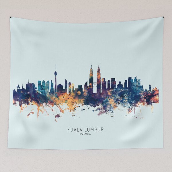 Item preview, Kuala Lumpur Malaysia Skyline designed and sold by ArtPrints.