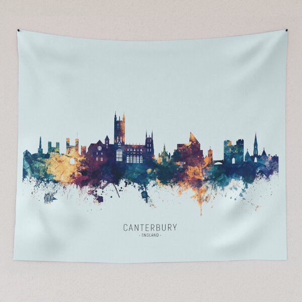 Item preview, Canterbury England Skyline designed and sold by ArtPrints.
