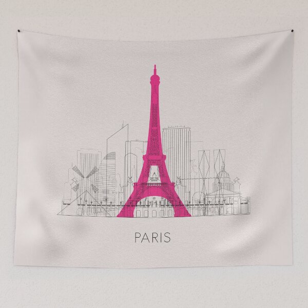 Item preview, Paris Landmarks Poster designed and sold by A Deniz Akerman.
