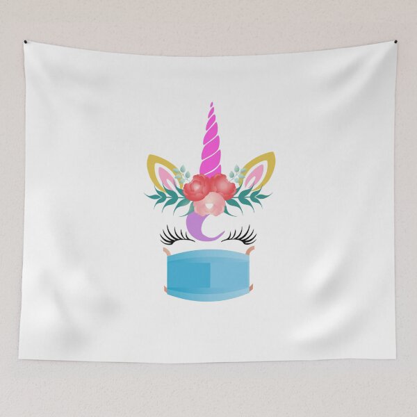 Item preview, unicorn facemask designed and sold by Oussamamehenni.