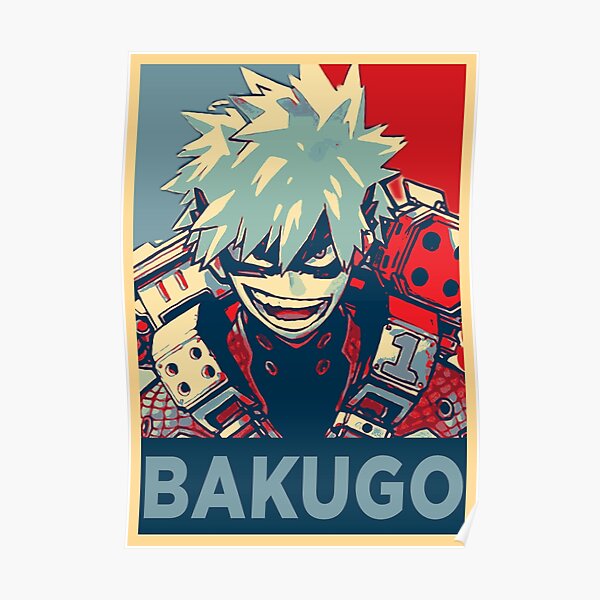 Katsuki Bakugo HOPE Poster