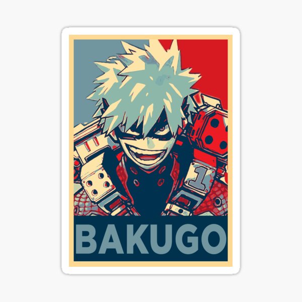 Katsuki Bakugo HOPE Pegatina