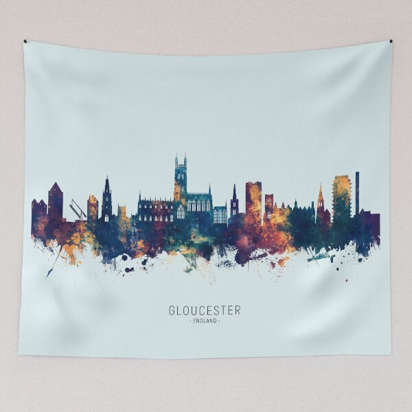 Item preview, Gloucester England Skyline designed and sold by ArtPrints.
