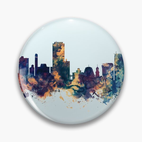 Item preview, Wellington New Zealand Skyline designed and sold by ArtPrints.
