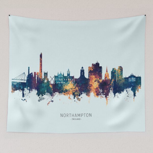 Item preview, Northampton England Skyline designed and sold by ArtPrints.